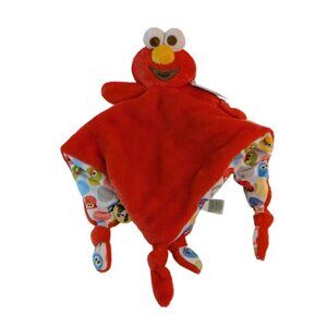 Sesame Street Elmo Red Baby Lovey Knots Pacifier Holder Kids Preferred NWT
